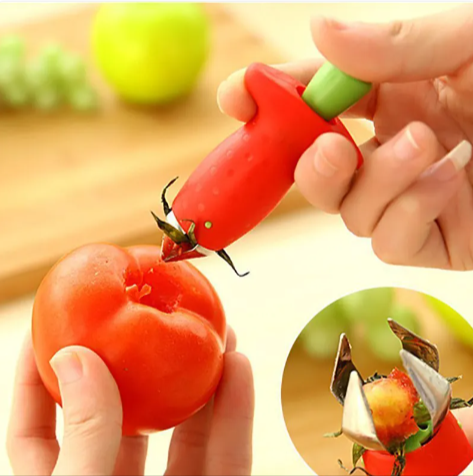 Strawberry & Tomato Stem Remover – Durable Kitchen Tool