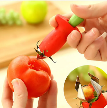 Strawberry & Tomato Stem Remover – Durable Kitchen Tool